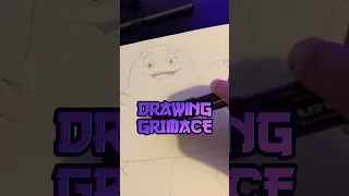 drawing * GRIMACE * ! ! ! || #art #shorts #trending #grimaceshake #mcdonalds #grimace