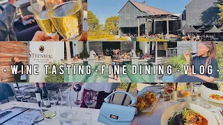 WINE TASTING | FINE DINING | STEENBERG | VLOG | MIMOZI