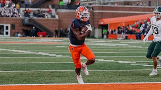 Isaiah Williams | Wide Receiver | Illinois | 2023 Highlights | 2024 NFL Draft | Detroit Lions