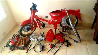 HONDA SUPER CUB 160cc RACING RESTAURACION.