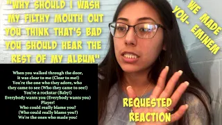 We Made You- Eminem Reaction || Lyric Video || REQUESTED || Dre