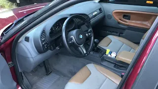 BMW E36 with F30 Steering Wheel and BMW I3 Seats / Lenkrad Und Sitz Umbau