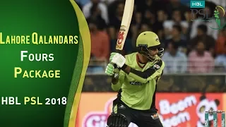 Lahore Qalandars  Fours | Karachi Kings Vs Lahore Qalandars | Match 8 | 26 Febr | HBL PSL 2018 | PSL