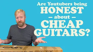 EART SSS UNBOXING - Are Youtubers being HONEST about CHEAP GUITARS?