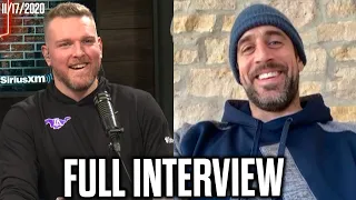 Pat McAfee And Aaron Rodgers Talk Hail Marys, Flopping In The NFL, And More