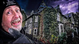 This crazy ABANDONED house had a creepy headstone in the attic