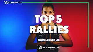 Squash: Camille Serme - Top 5 Rallies