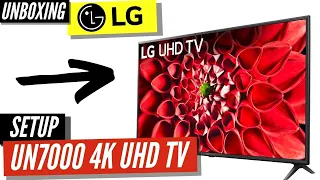 LG UN7000 4K UHD Unboxing and Setup