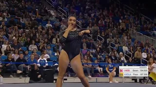 Felicia Hano Floor UCLA vs Nebraska 2019