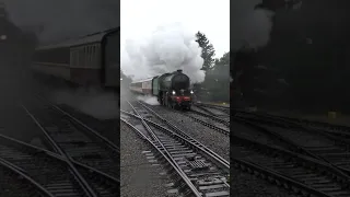 Mayflower STORMS through Cosford #train #steamtrain #shorts #shortsvideo