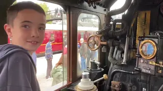 Going on the footplate of Flying Scotsman!