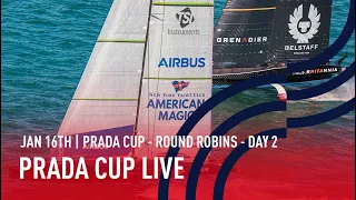 PRADA Cup Day 2 | Full Race Replay | Round Robins