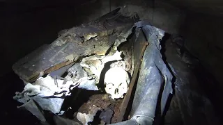 Abandoned Mausoleum/Crypt Warning. Some viewers may find this video disturbing 03/12/2022