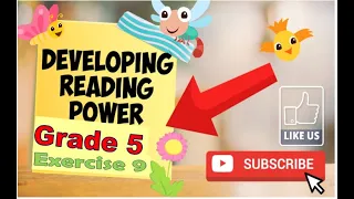 Developing Reading Power Grade 5 - Exercise 9