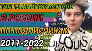 ТОП 10 МАЙНКРАФТЕРОВ В РОССИИ ПО ПОДПИСЧИКАМ [2011-2022] КТО КОРОЛЬ МАЙНКРАФТА В РОССИИ?