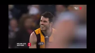 Each team’s last miss after the siren