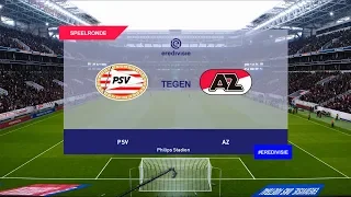 PSV Eindhoven vs AZ Alkmaar | 2019-20 Eredivisie | PES 2020