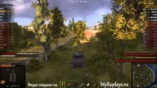 WOT: Утёс - M4A3E2 - 9 фрагов - Дозорный, Защит