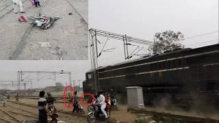 Live Train Accident In Pakistan || High Speed Train Tezgam Express Hit Motor Bike in Lahore