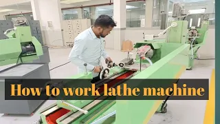 How to use lathe machine || The Goldy Record's