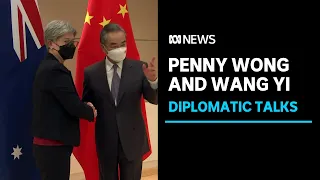 Penny Wong meets with Chinese counterpart Wang Yi in New York | ABC News