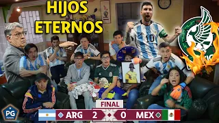 Argentina 2 México 0🔥Qatar 2022 😱 Reacciones Amigos 🔥 El Club de la Ironía