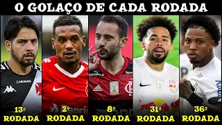 O Gol MAIS BONITO de CADA RODADA do Brasileirão 2020  ● Da 1ªa 38ª