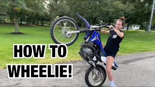 LEARN HOW TO WHEELIE! ( step by step tutorial )