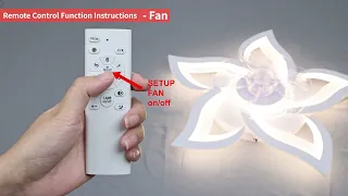Lotus-Style Ceiling Fan Light Video Tutorial