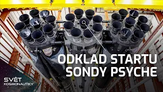 Přípravy sondy Psyche, působivé pohledy na Mars a další rekord SpaceX