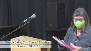 City Council October 13th, 2020