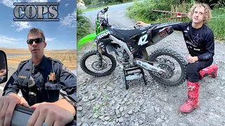 Top Secret Dirt Bike Spots (COPS) - Buttery Vlogs Ep156