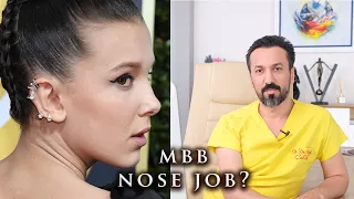 Millie Bobby Brown Nose Job? #strangerthings #milliebobbybrown