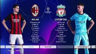 eFootBall PES 2021 | MILAN VS LIVERPOOL | UEFA CHAMPIONS LEAGUE Group B 2021