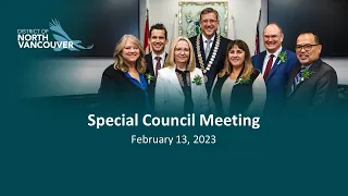Special Council meeting: February 13, 2023