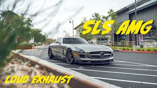 Mercedes SLS AMG Loud Exhaust [4K]