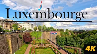 Luxembourg City Centre Exploring The Streets Of Luxembourg 2023 4k Walk Vlog