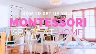 How to Set up Montessori at Home #Montessoriwithhart