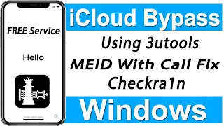 Free iCloud Unlock Service New Method 2021 Using 3uTools Checkra1n Windows | 3uTools iCloud Remove