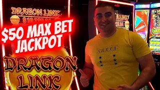 $50 Max Bet ✦HANDPAY JACKPOT✦ On High Limit Dragon Link Slot | Slot Machine JACKPOT | SE-11 | EP-12