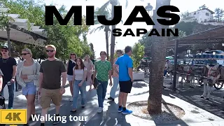 mijas malaga spain | beautiful white village 🐴 | walking tour 4k