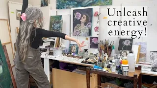 Top 10 BEST Tips! for Creatives - Art block, burnout, creators fear & resistance, stay inspired!