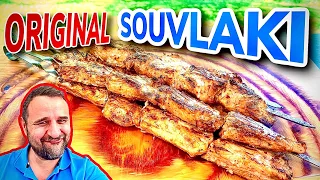 ECHTE SOUVLAKI GRILLSPIESSE vom GRILL --- Klaus grillt