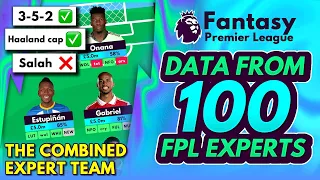 The PERFECT GW1 Team According to 100 FPL Experts | Fantasy Premier League 2023/24