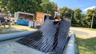 Epic Skimboard Session ends in Hospital visit!