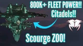 Stellaris | Tech RUSHING - 800k+ Citadels! & Making Scourge ZOO! Full Playthrough!!