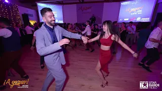 Panagiotis Aglamisis & Tina Bantzi ~ social dancing @ A Gozar Arachova Salsa Bachata Meeting