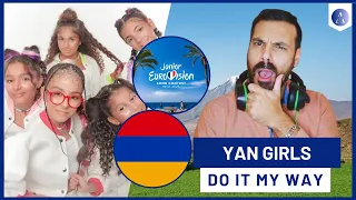 ARMENIA 🇦🇲 JUNIOR EUROVISION 2023 | Yan Girls - "Do It My Way" |  REACTION