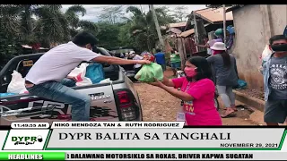 DYPR Balita sa Tanghali | Nov 29, 2021