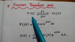 Fourier Transform - Definition, Dirichlet conditions and applications